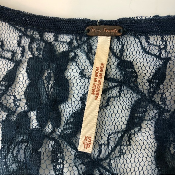 Free People Bell Trapeze Lace Cami tank top size XS - Picture 8 of 9